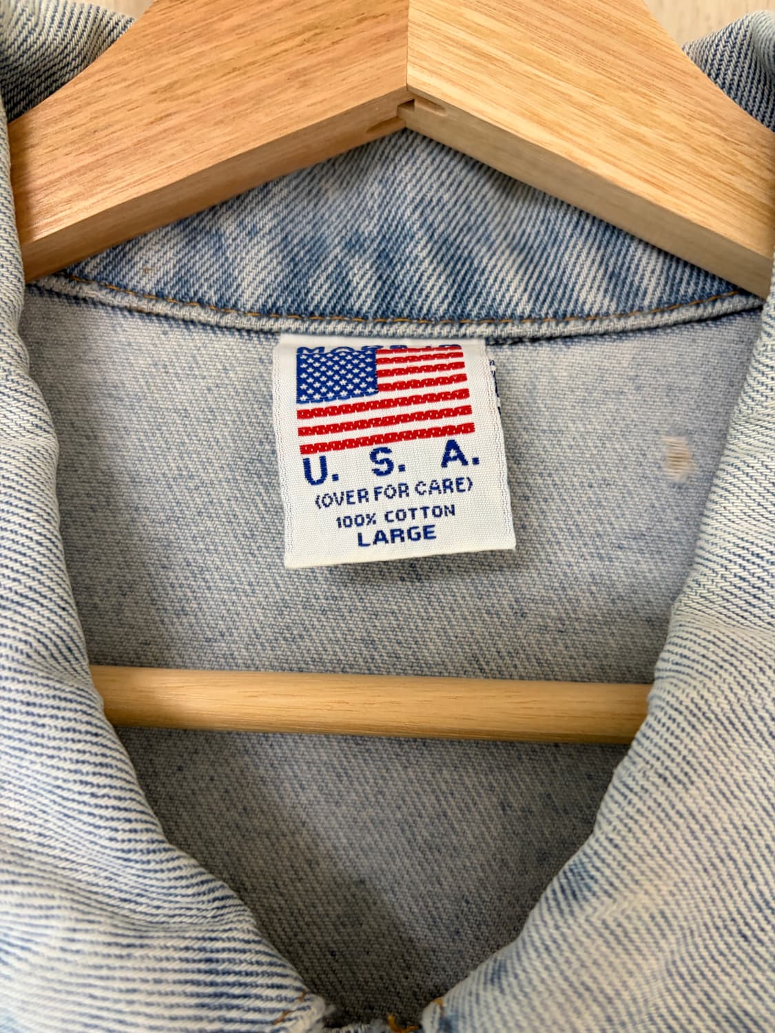 80s apple denim jacket 상품이미지4