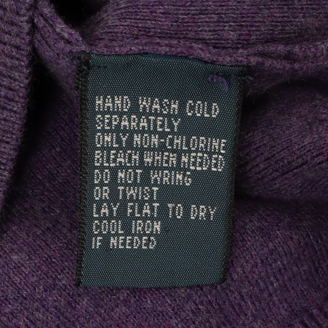 폴로 랄프로렌 퍼플 피마코튼 브이넥 니트 상품이미지9