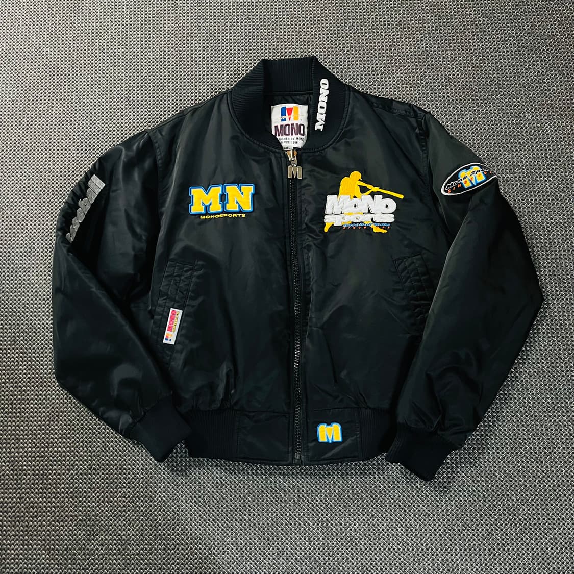90s vintage mono 올드스쿨 야구잠바 상품이미지1