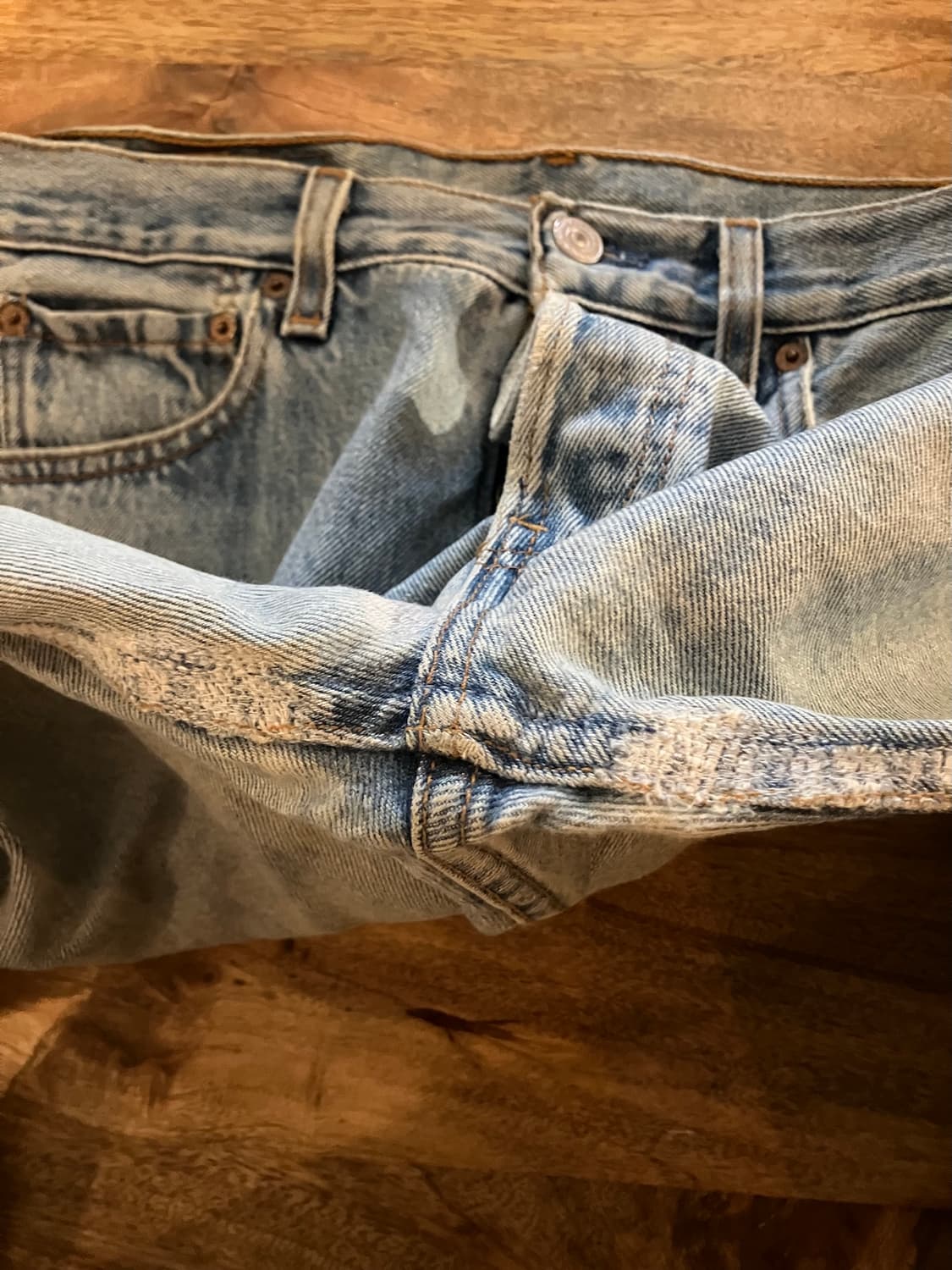 90s USA 빈티지 리바이스 501 데님 팬츠 상품이미지8