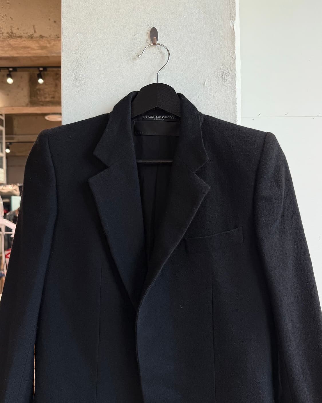 하이더 아커만 블랙 히든버튼 블레이저 자켓 상품이미지3