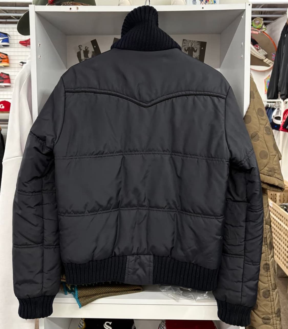 M) 지스타 로우 크롭 넥 점퍼 상품이미지2