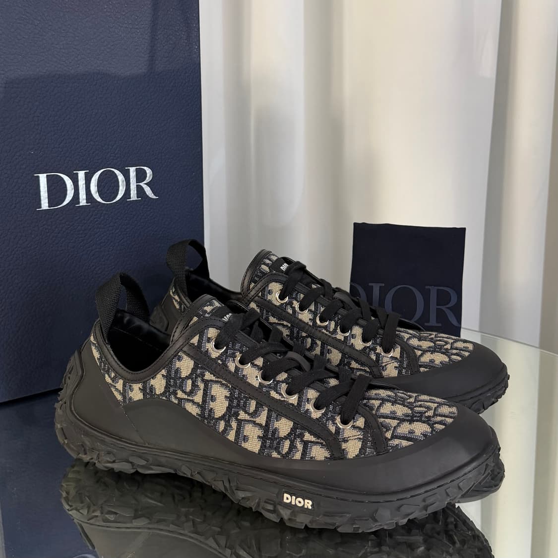 [ 43사이즈 ] 디올 B28 오블리크 스니커즈 상품이미지1