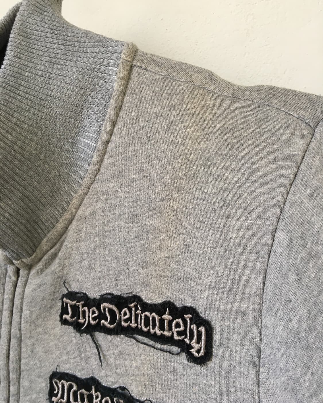 Back cross point high neck zip up 상품이미지6