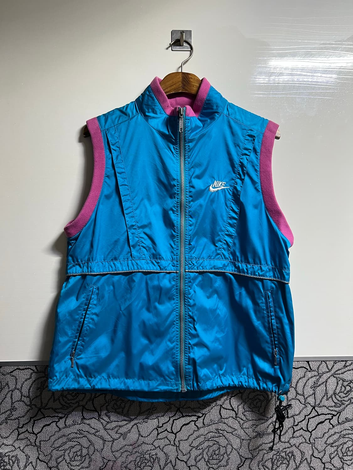 나이키 바람막이 조끼 블루/핑크 상품이미지1