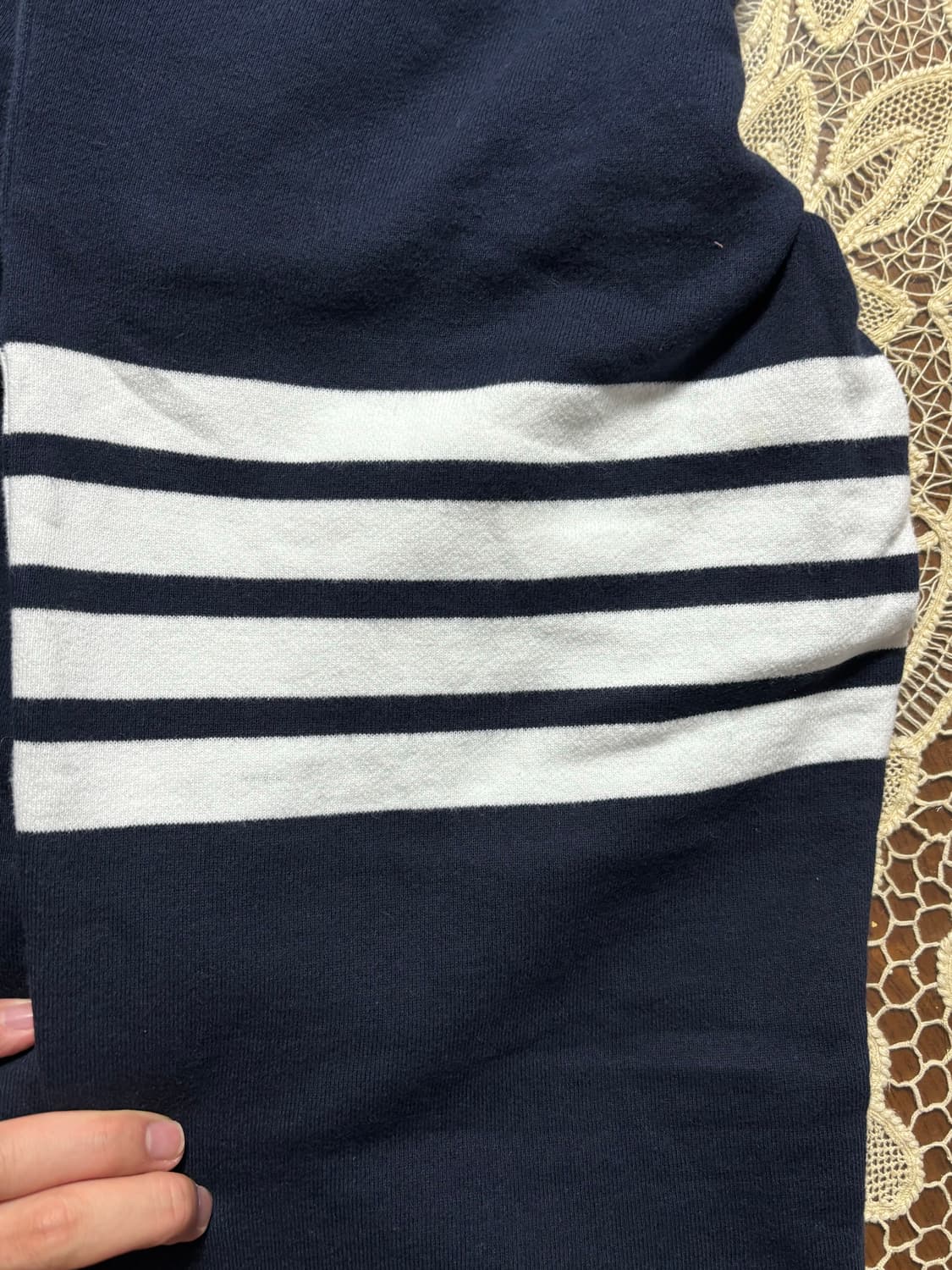 톰브라운 네이비 삼선 바지 L사이즈 급처 상품이미지5