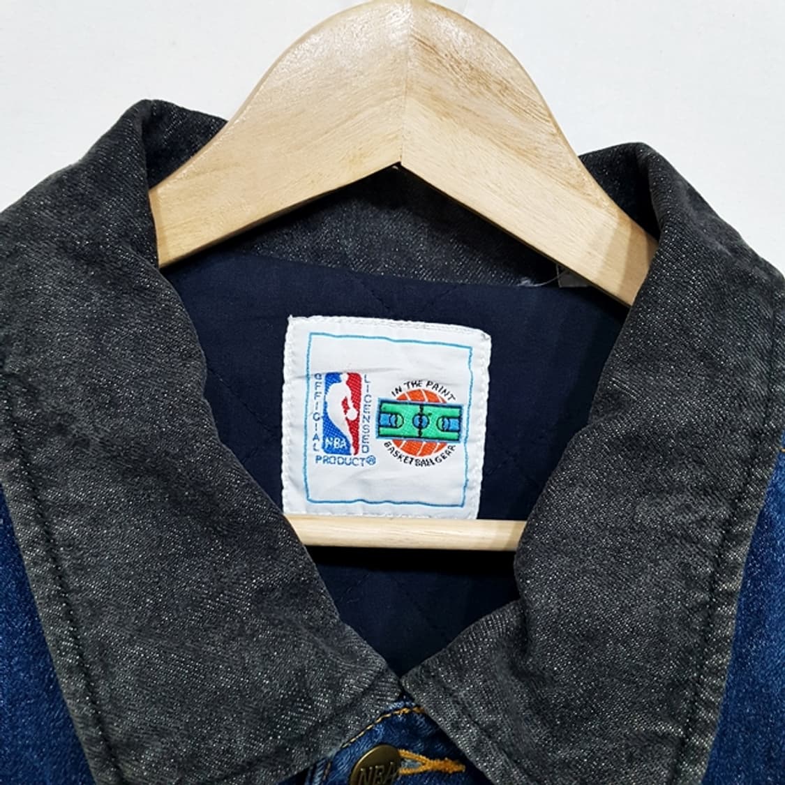 NBA 오피셜 시카고불스 데님 누빔 자켓 상품이미지5