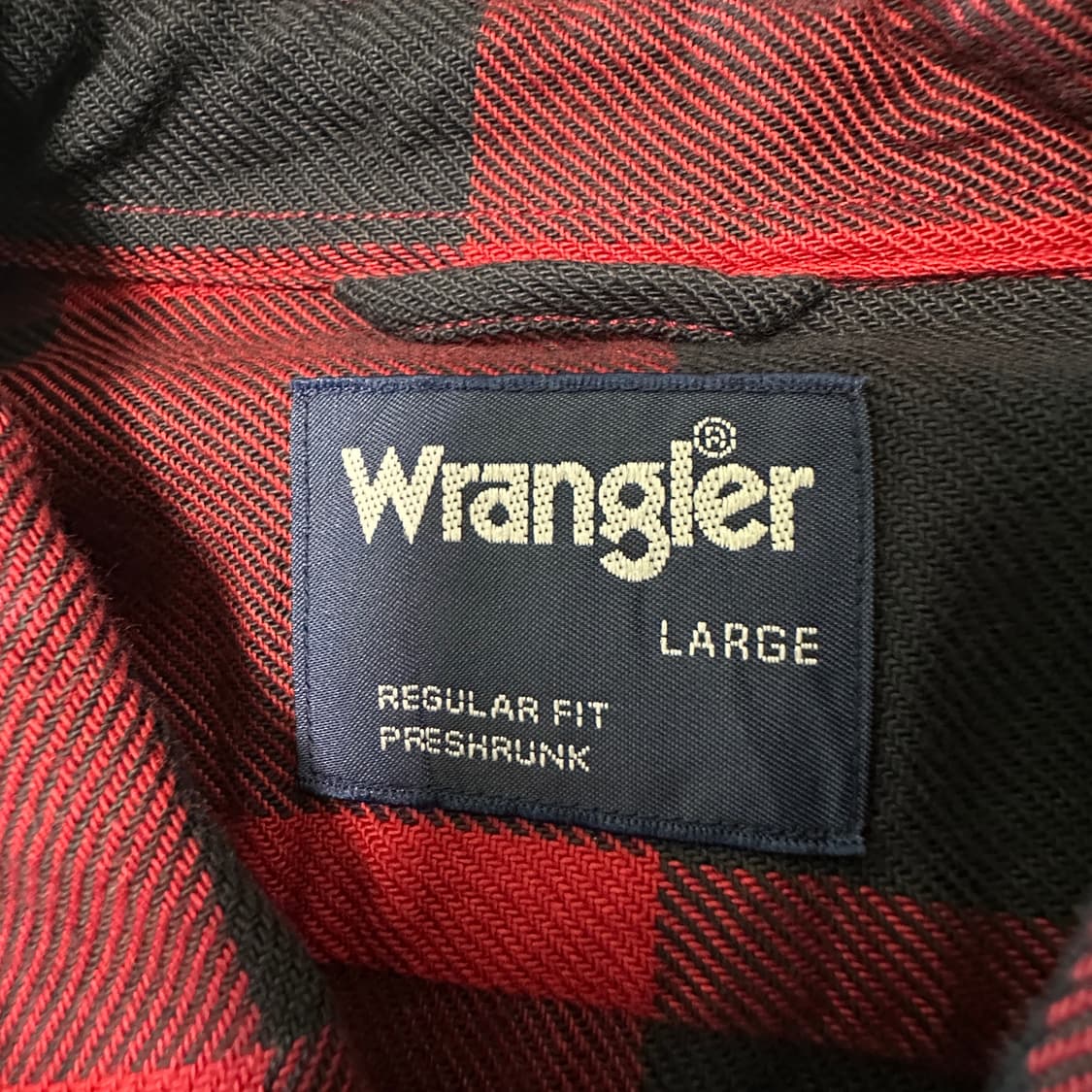 WRANGLER buffalo check work shirt 상품이미지3