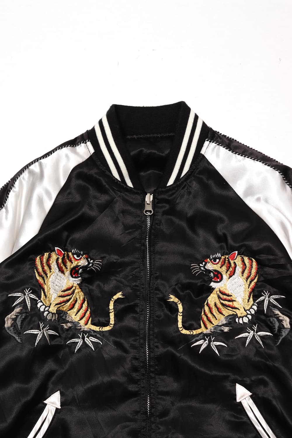 AVIREX 리버시블 타이거 스카잔 점퍼 women L 상품이미지5