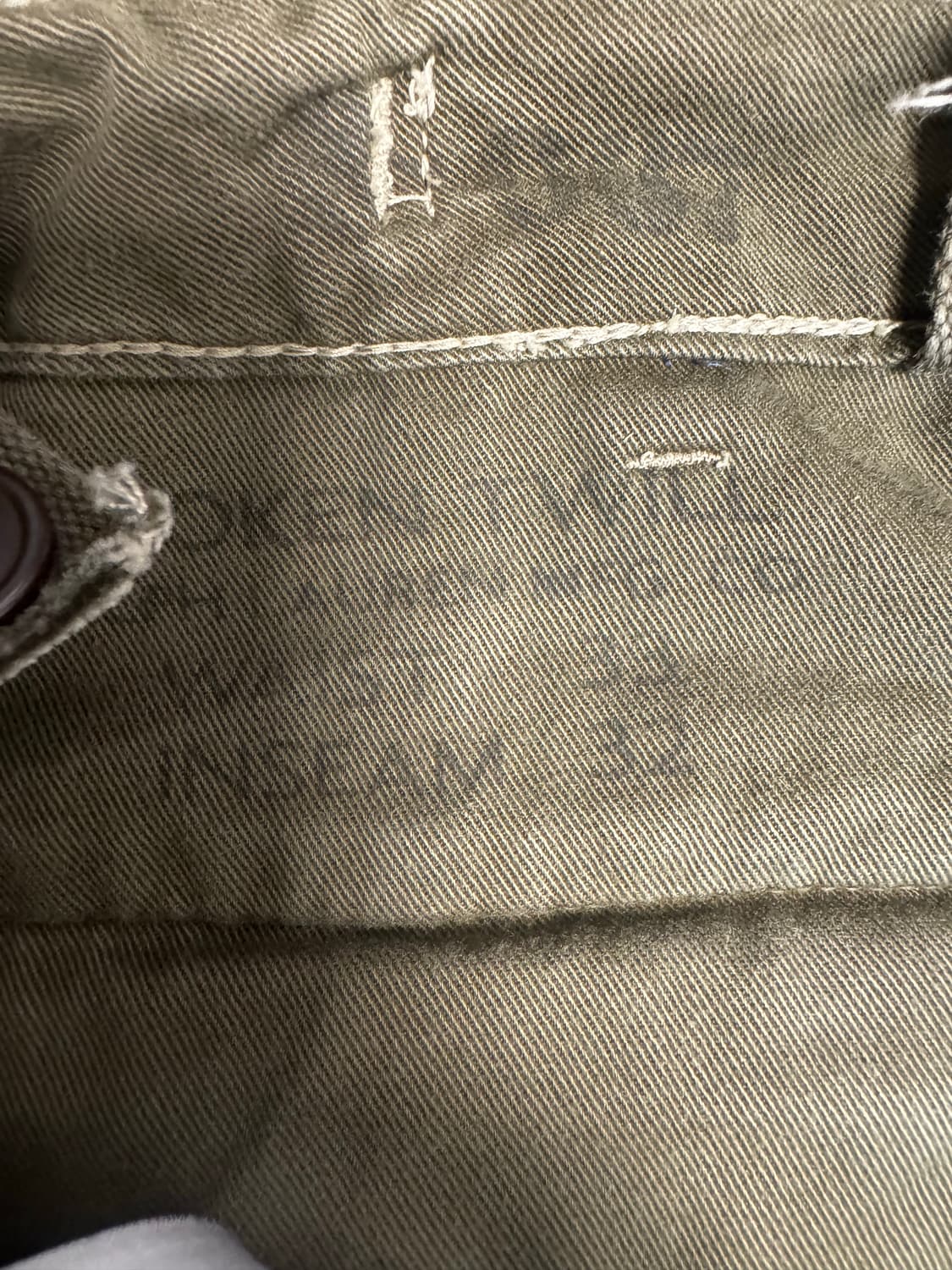 폴로 랄프로렌 립스탑 카고 33-32 카키 팬츠 / 덱스 착용 상품이미지5