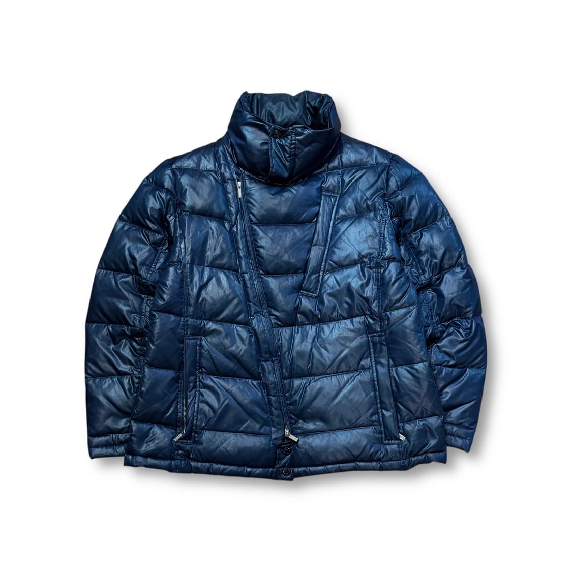 엠포리오 아르마니 그린라인 사선 더블 집업 구스다운 파카 상품이미지1