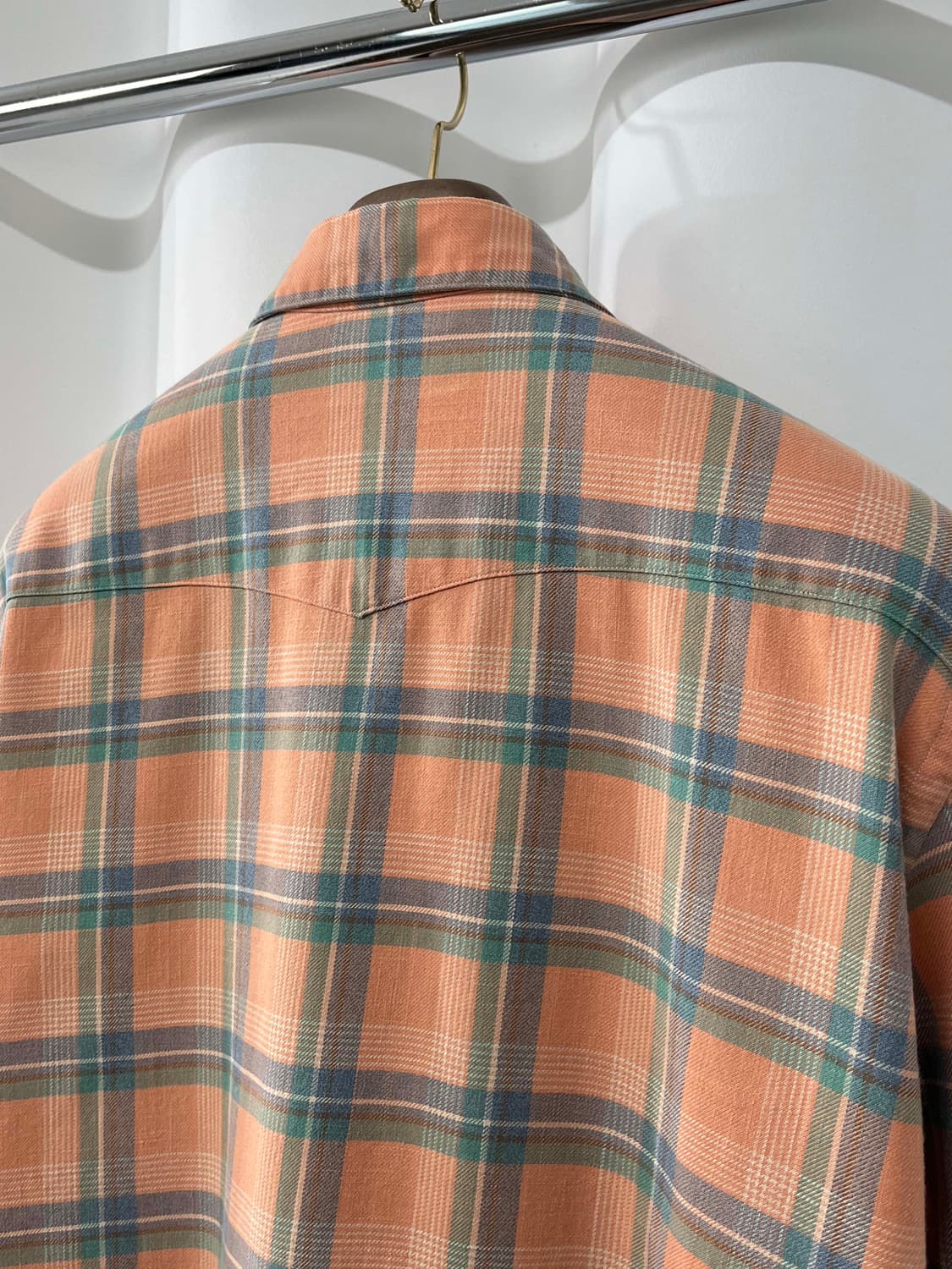 폴로 랄프로렌 콘초 살몬 플레이드 사우스 웨스턴 셔츠 상품이미지9