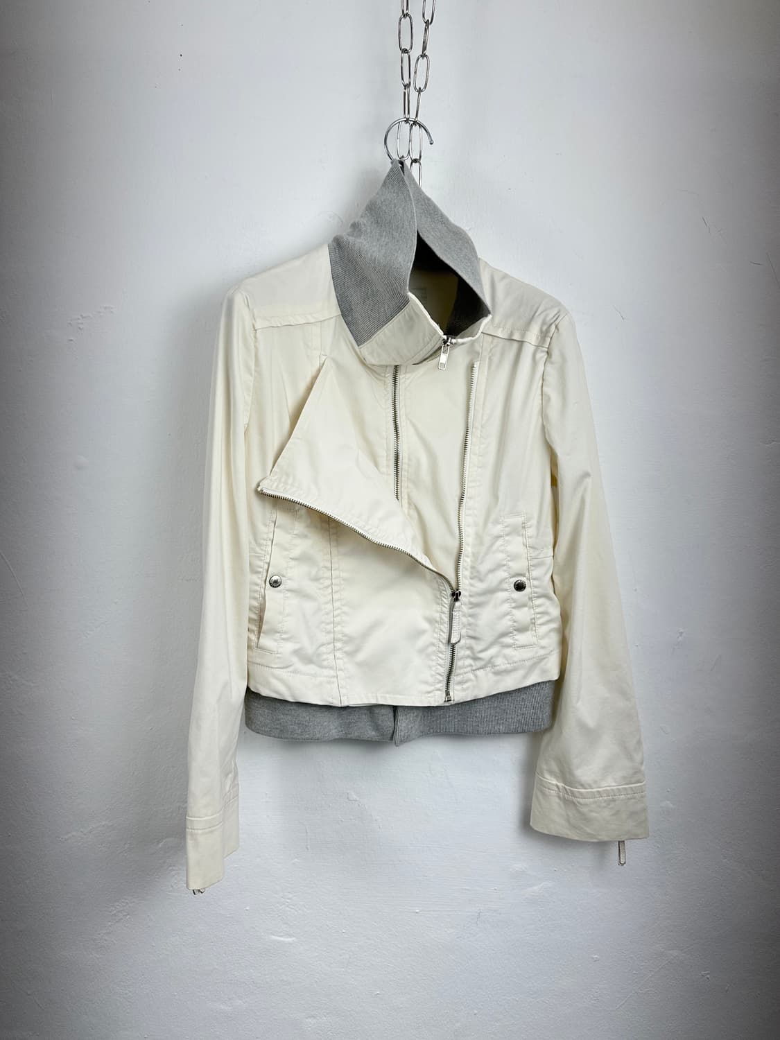 System Asymmetric Double Zip High-Neck J 상품이미지7