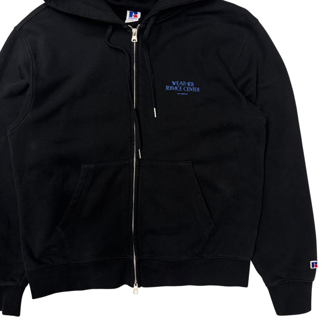 러셀 애슬레틱 X 메킷레인 블랙 후드집업 L 상품이미지6