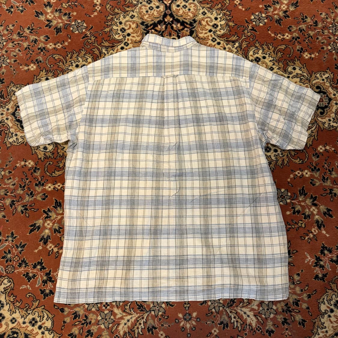 올드 스투시 90s 린넨 반팔 셔츠 (XL) 상품이미지6