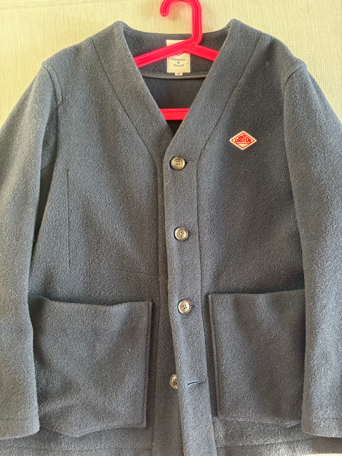 단톤 울 논카라 자켓 40사이즈 상품이미지3