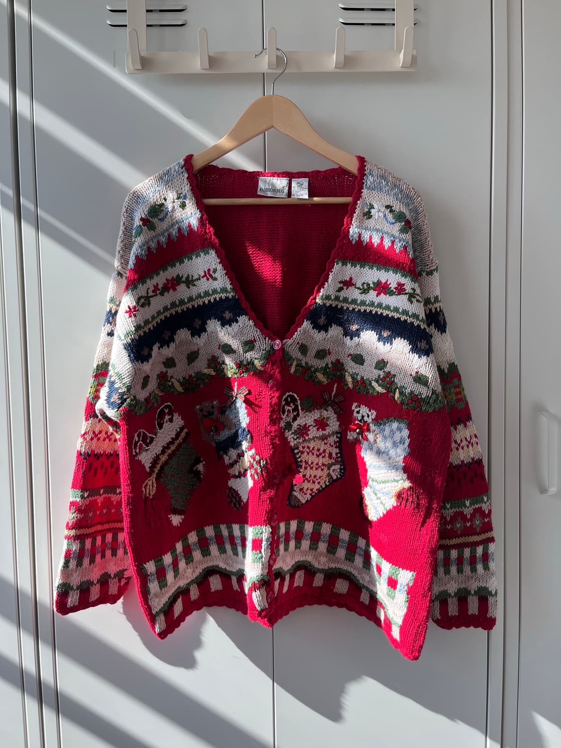Fashion bug 크리스마스 양말 핸드메이드 니트 가디건  상품이미지8