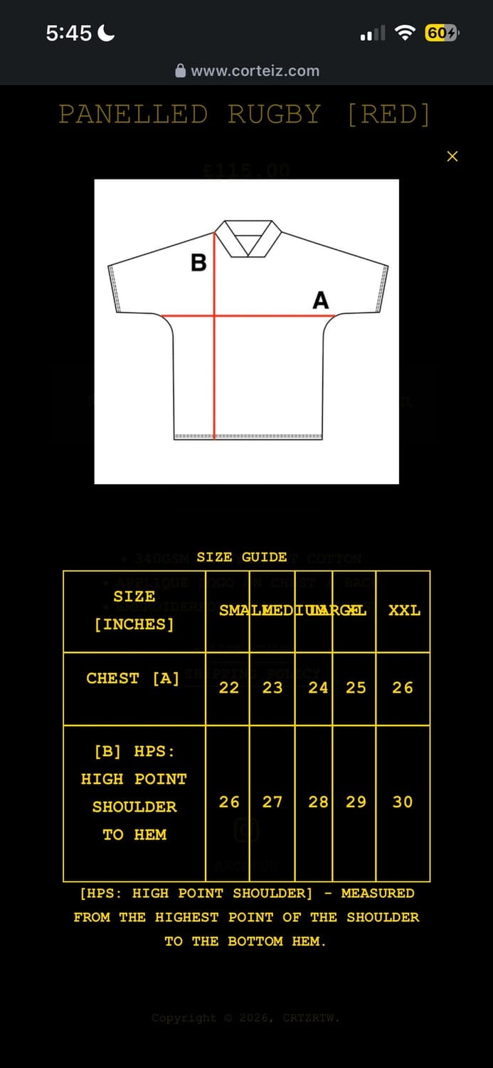 Corteiz PANELLED RUGBY 상품이미지3