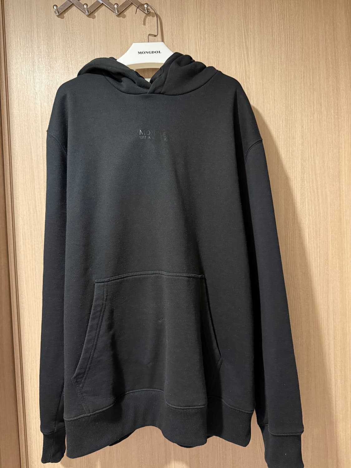 몽클레어 1017 ALYX 9SM 블랙 후드티 상품이미지2