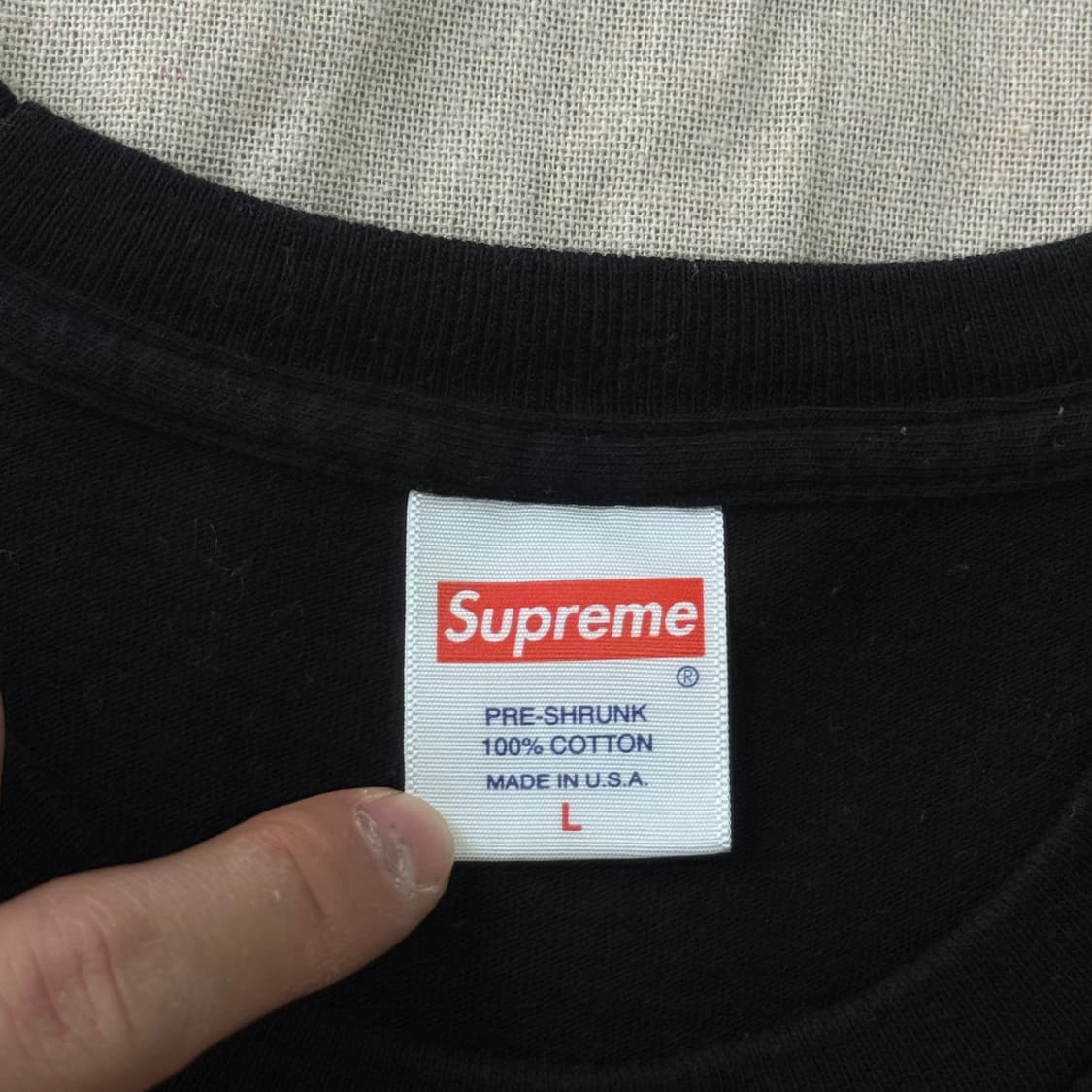 슈프림 15fw 월드와이드 롱슬리브 L 상품이미지5