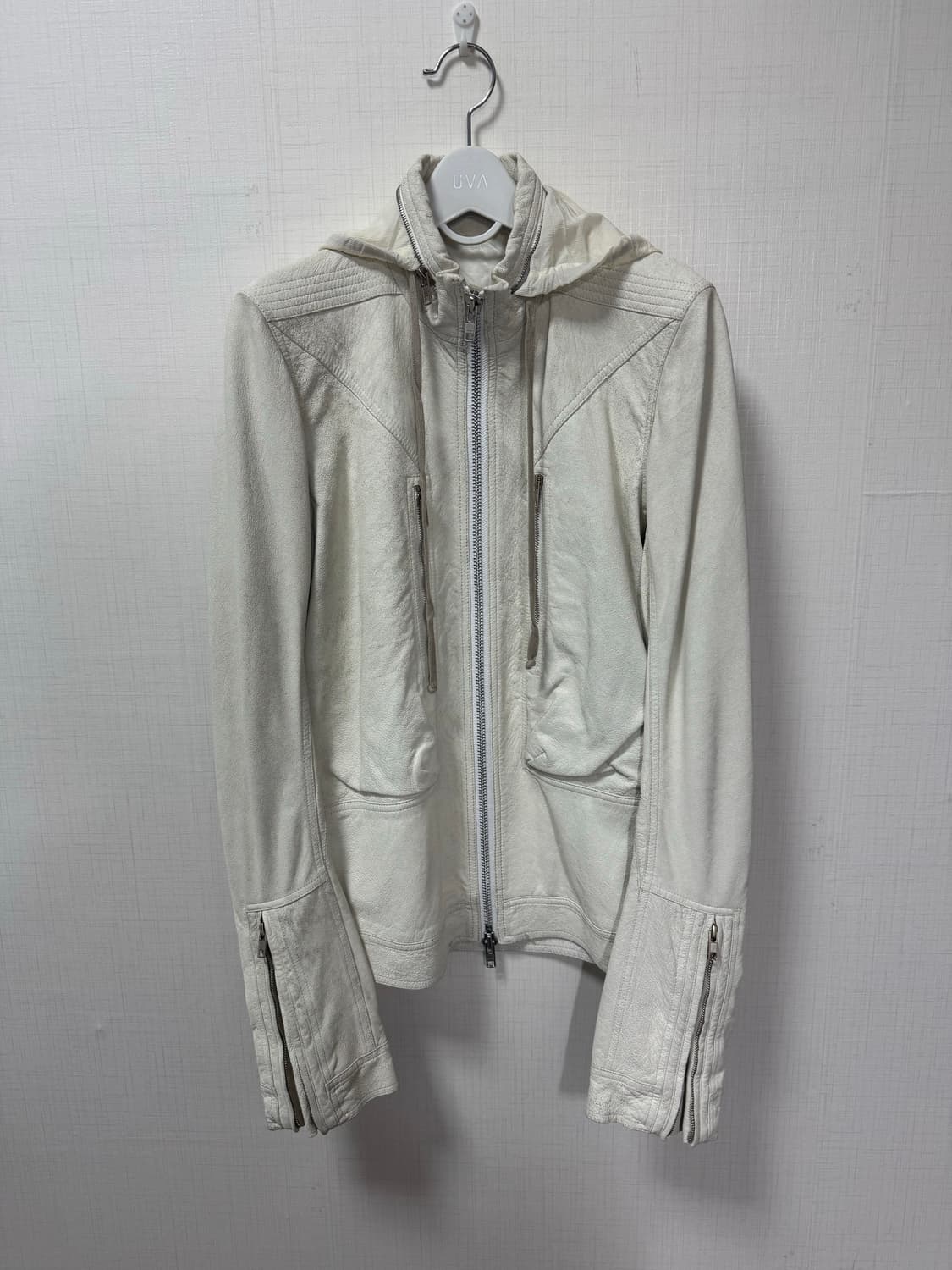 릭오웬스 14fw 크랙 레더자켓 50 상품이미지1