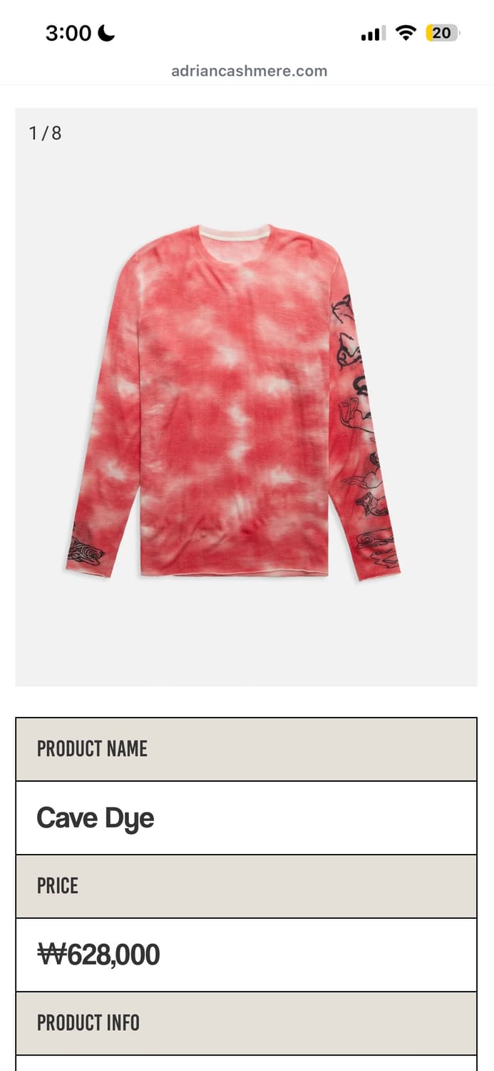 Adrian cashmere 롱슬리브 상품이미지2