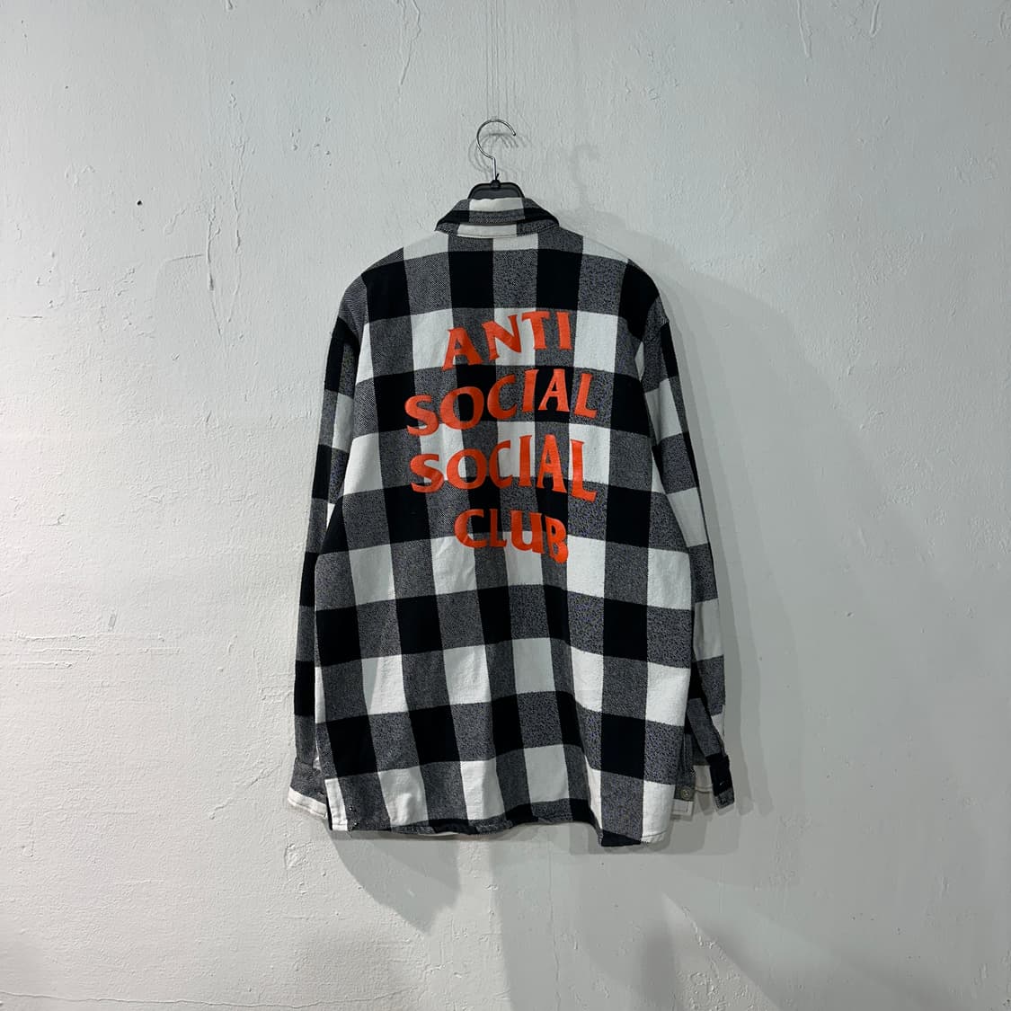 안티소셜소셜클럽 플란넬 체크 남방 셔츠 L 상품이미지1