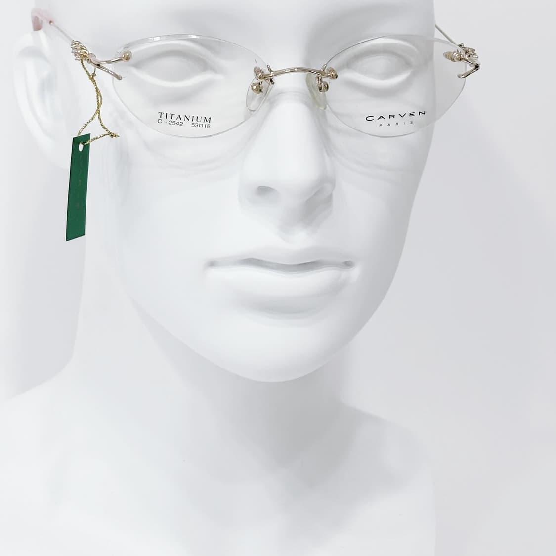 키지클럽 CARVEN 골드 무테 데드스탁 빈티지안경 상품이미지7