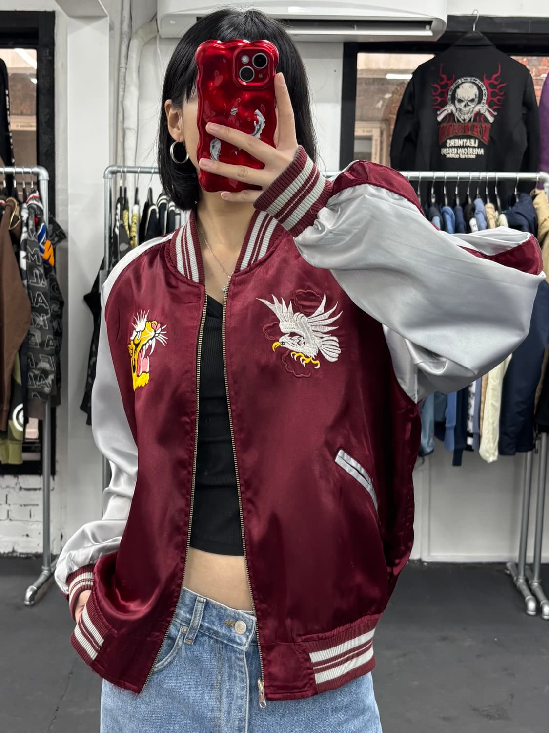 VTG 오리엔탈 리버시블 스카잔 상품이미지5