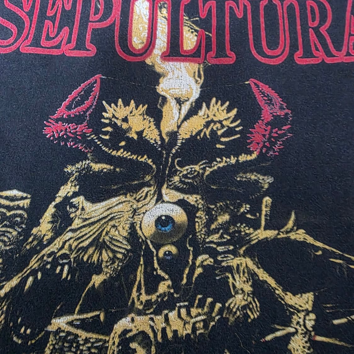 [L] 90s 세풀투라 Sepultura 빈티지 밴드티 상품이미지3