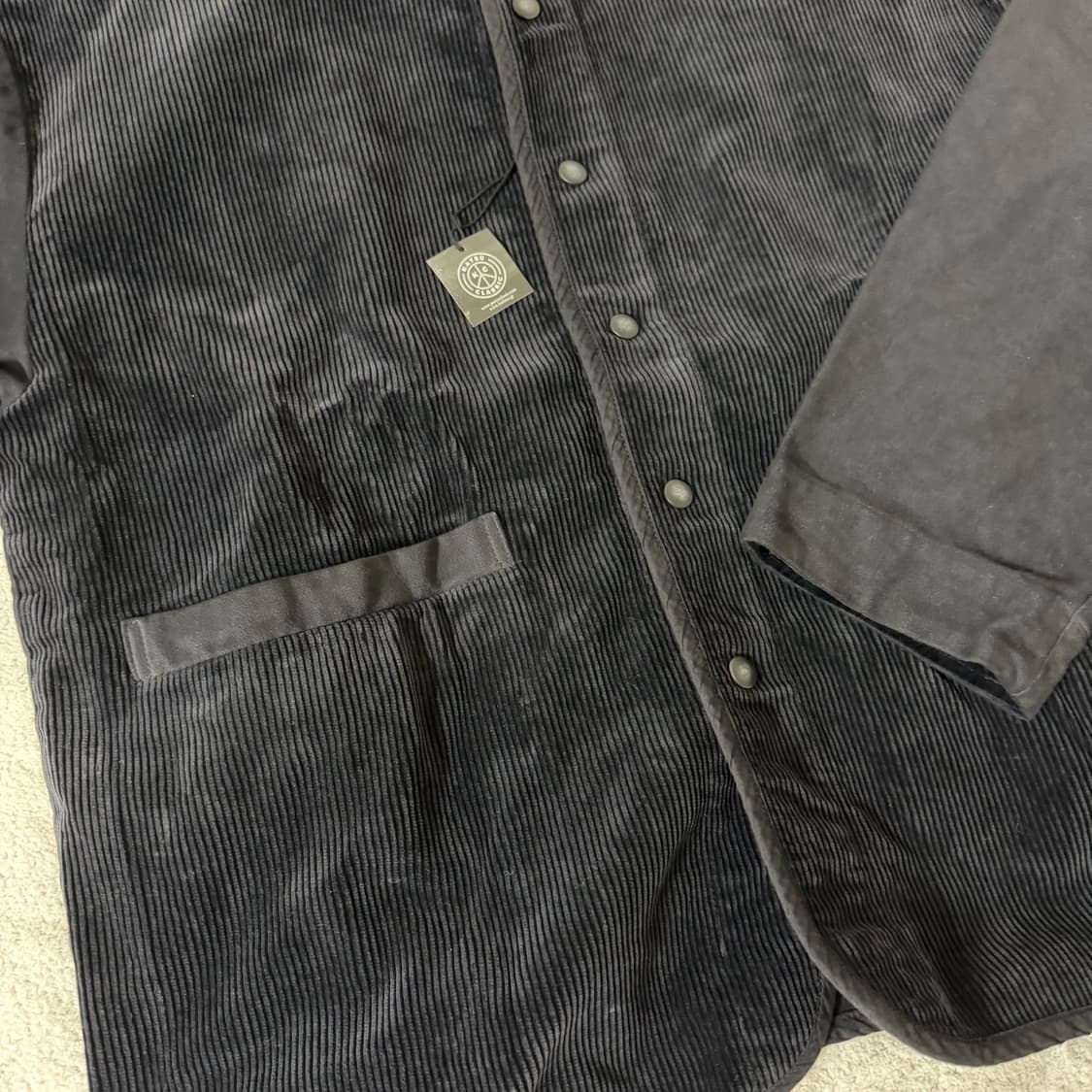 [2] 포터클래식 코듀로이 몰스킨 하이브리드 가디건 블랙 상품이미지2