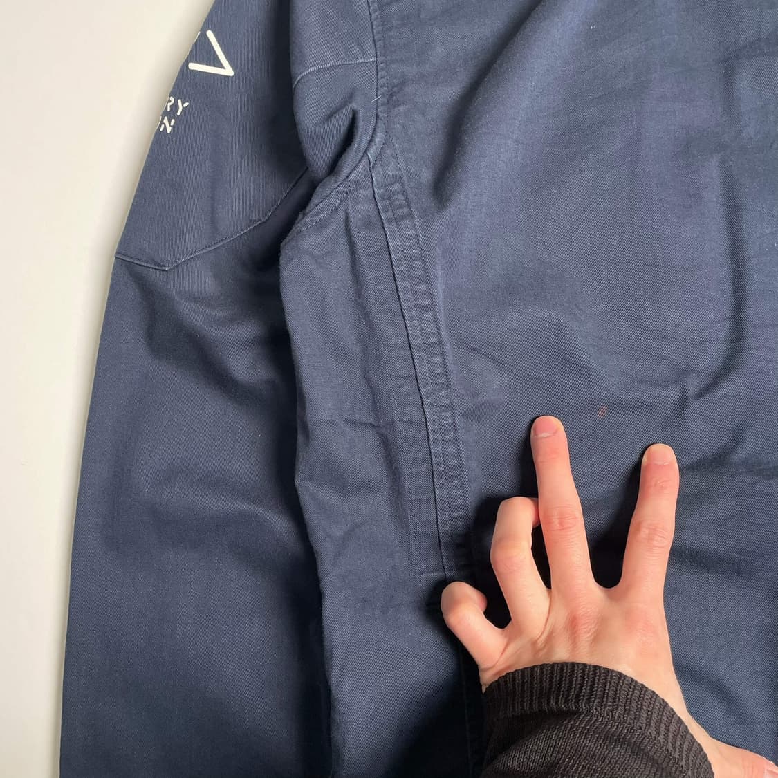 Avirex 코튼 블렌드 밀리터리 집업 후드 상품이미지9