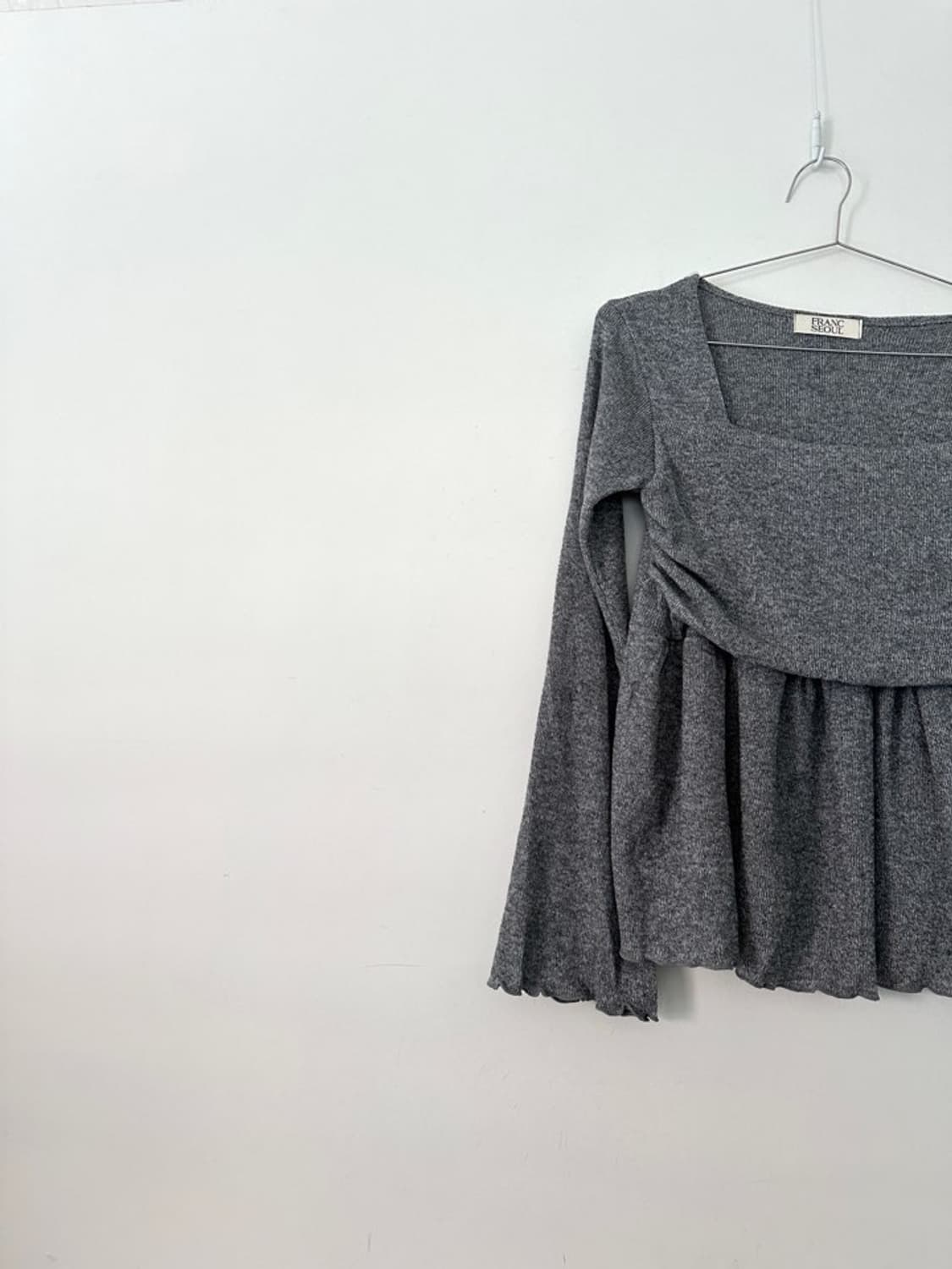 Chest volume knit / grey 상품이미지3