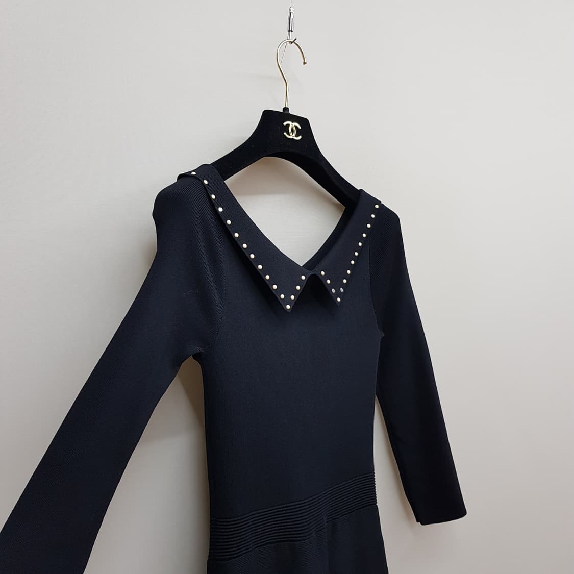 산드로 SANDRO 스터트 카라 니트 원피스 1사이즈 상품이미지3