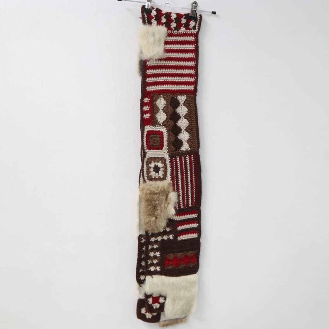 패치워크 울 니트 목도리 63349 상품이미지3