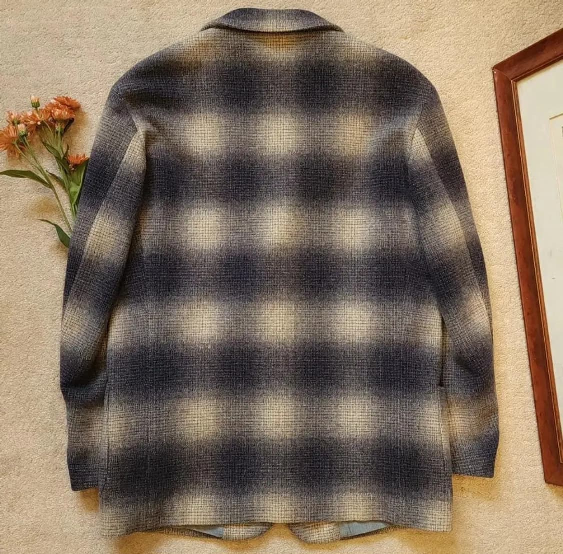 90s 조르지오 아르마니 울 플란넬 스포츠코트 46(105) 상품이미지2