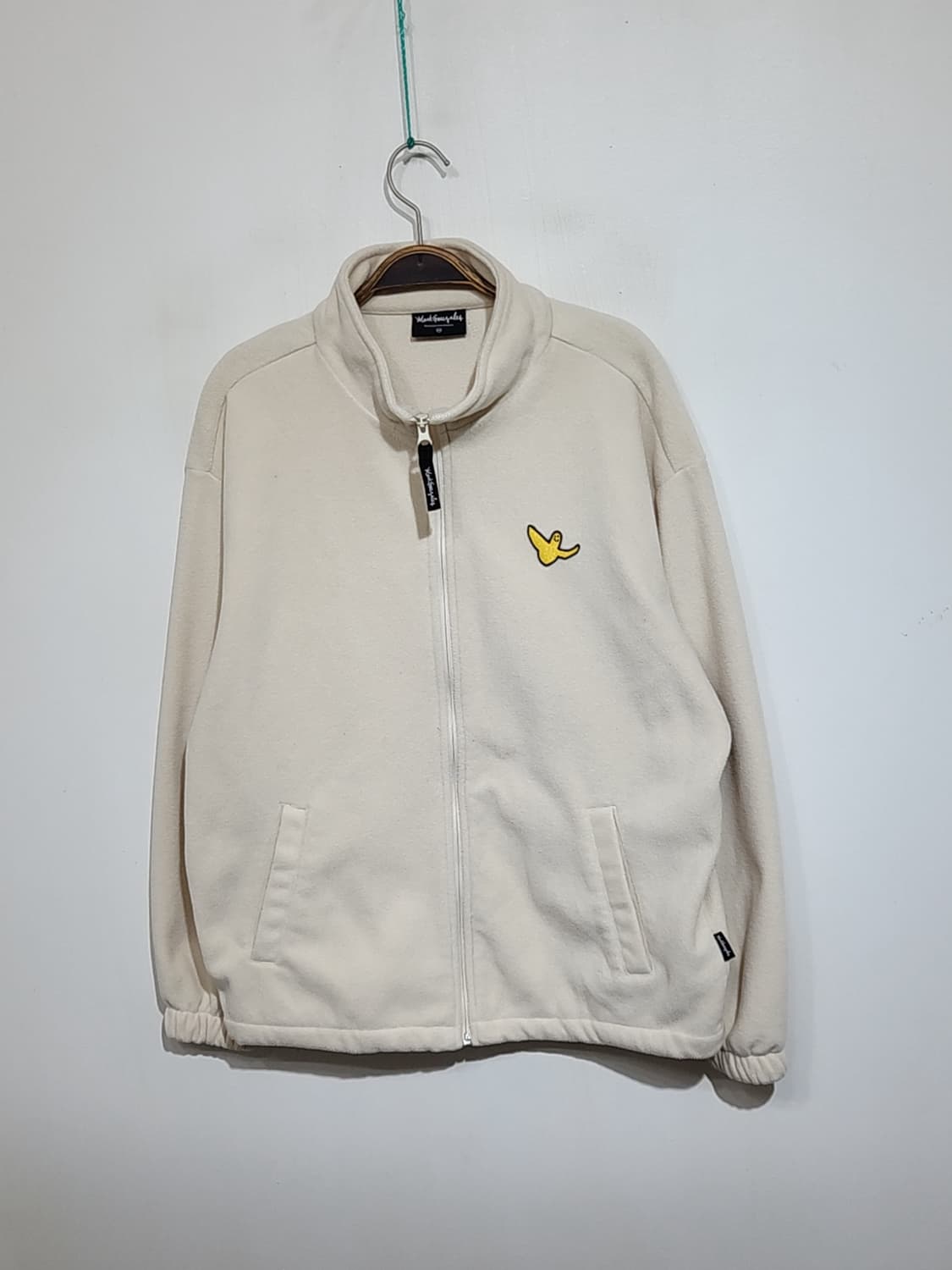 (L) 마크곤잘레스 후리스 점퍼 베이지 플리스 자켓 빅로고  상품이미지1