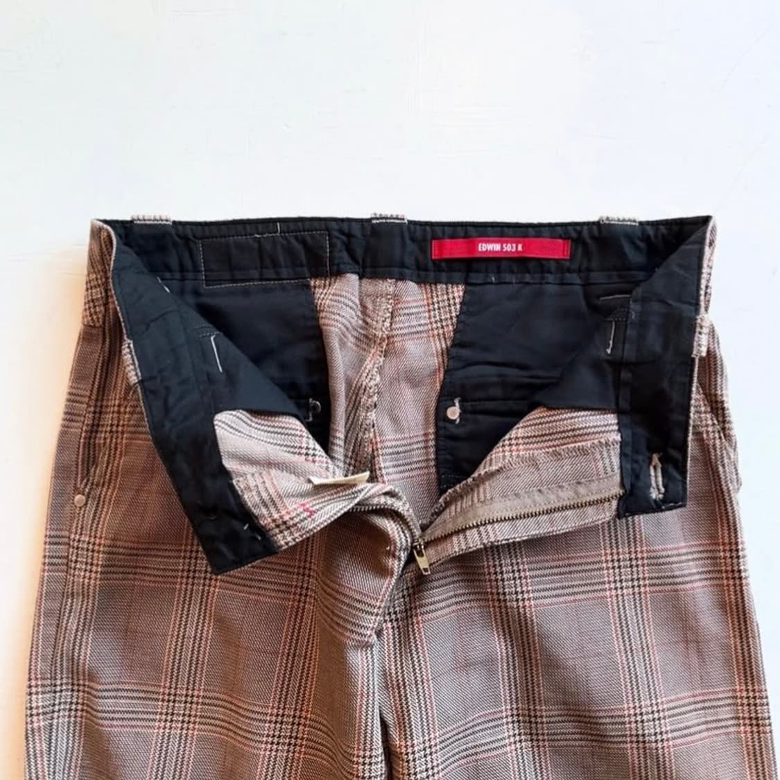 애드윈 503 체크팬츠 상품이미지9