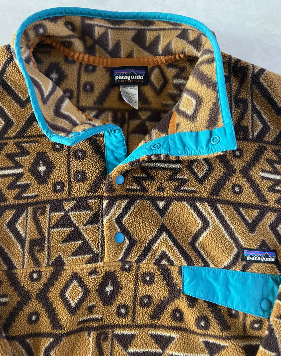 파타고니아 신칠라 브라운 아즈텍 남성 XL 헤비웨이트  상품이미지2