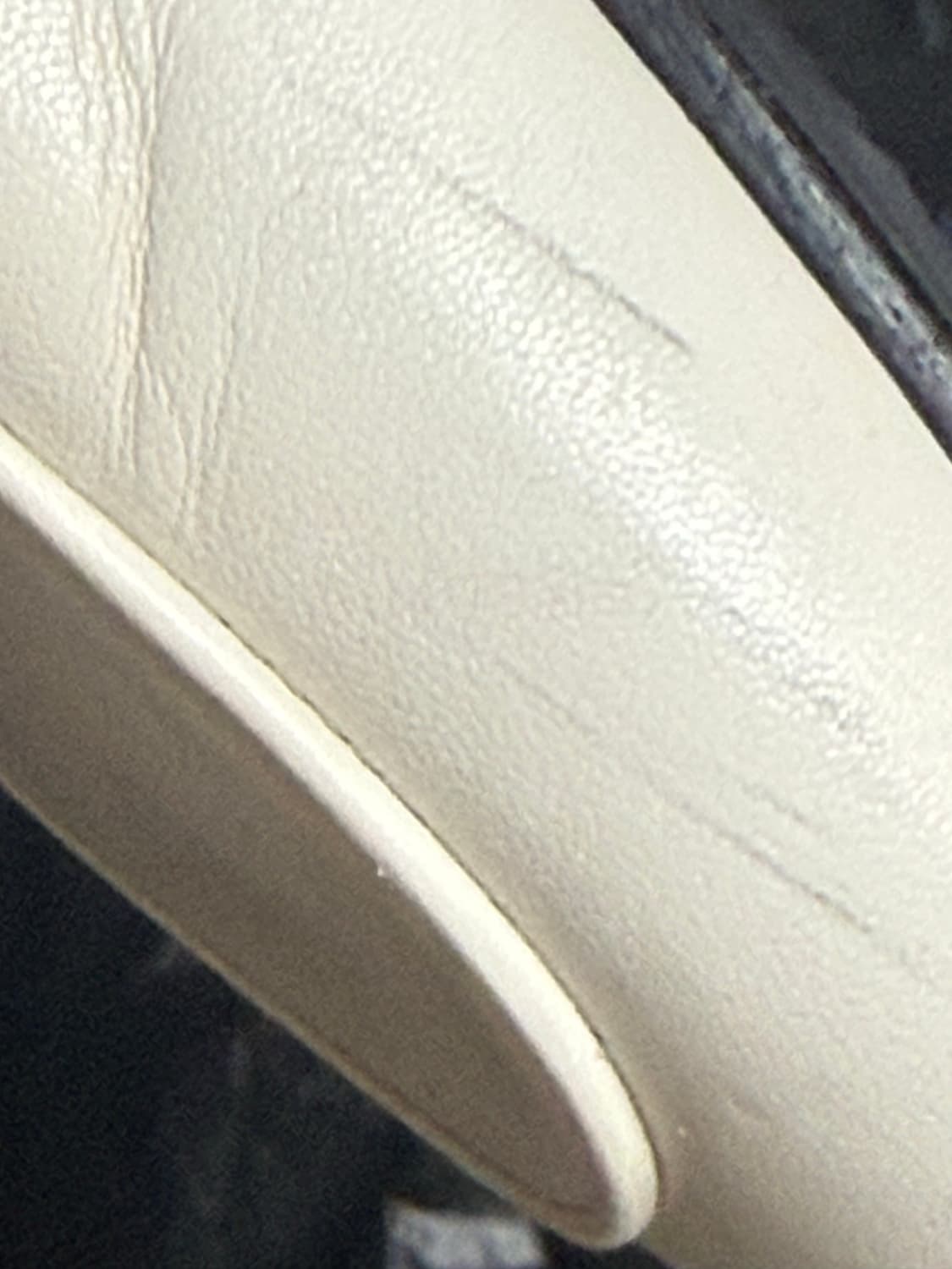 구찌 화이트 레더 금장 홀스빗 프린스타운 뮬 상품이미지4