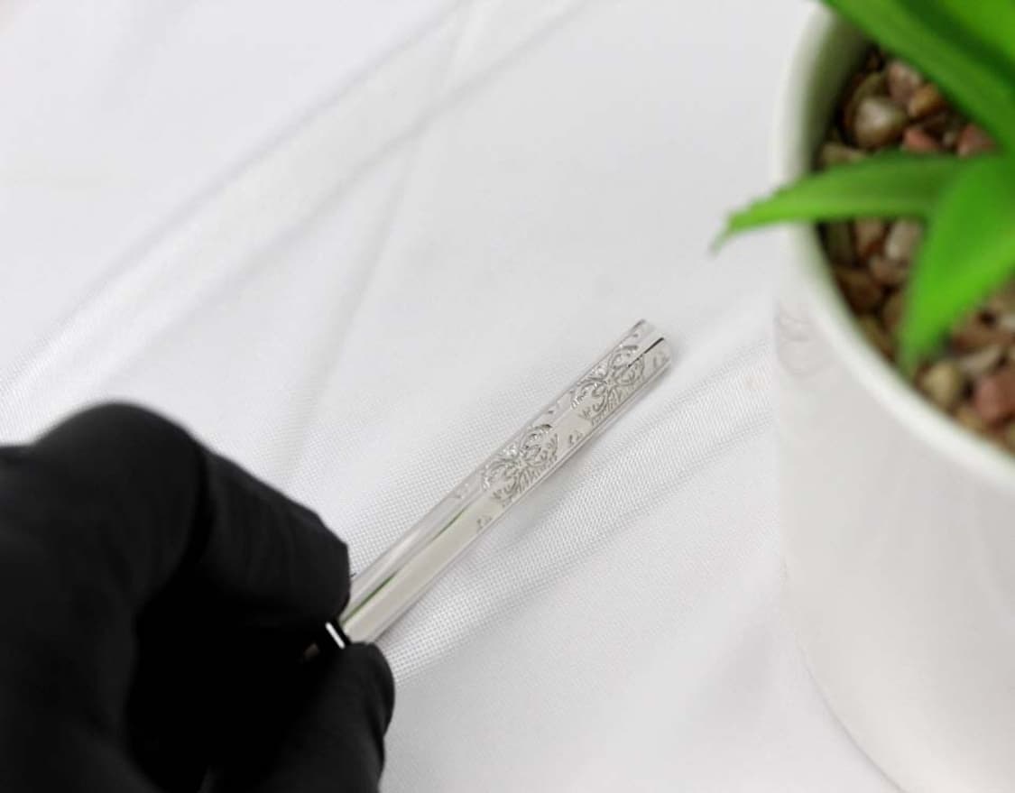 캐서린 햄넷 A+등급 6cm 남자 명품 넥타이핀 빈티지 상품이미지6