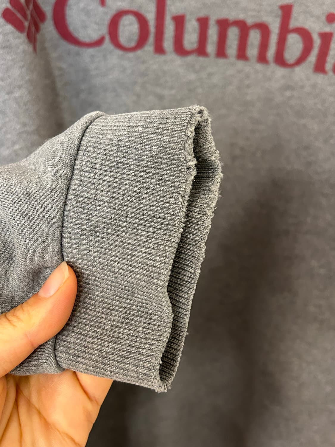 컬럼비아 맨투맨 그레이 L 상품이미지4