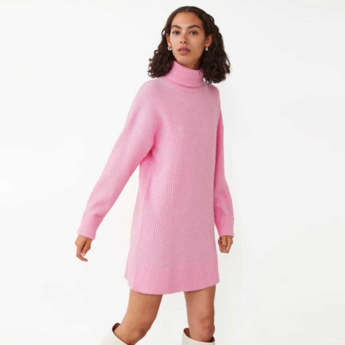 앤아더스토리즈(& Other Stories) 오버사이즈 터틀넥 니트원피스 상품이미지2