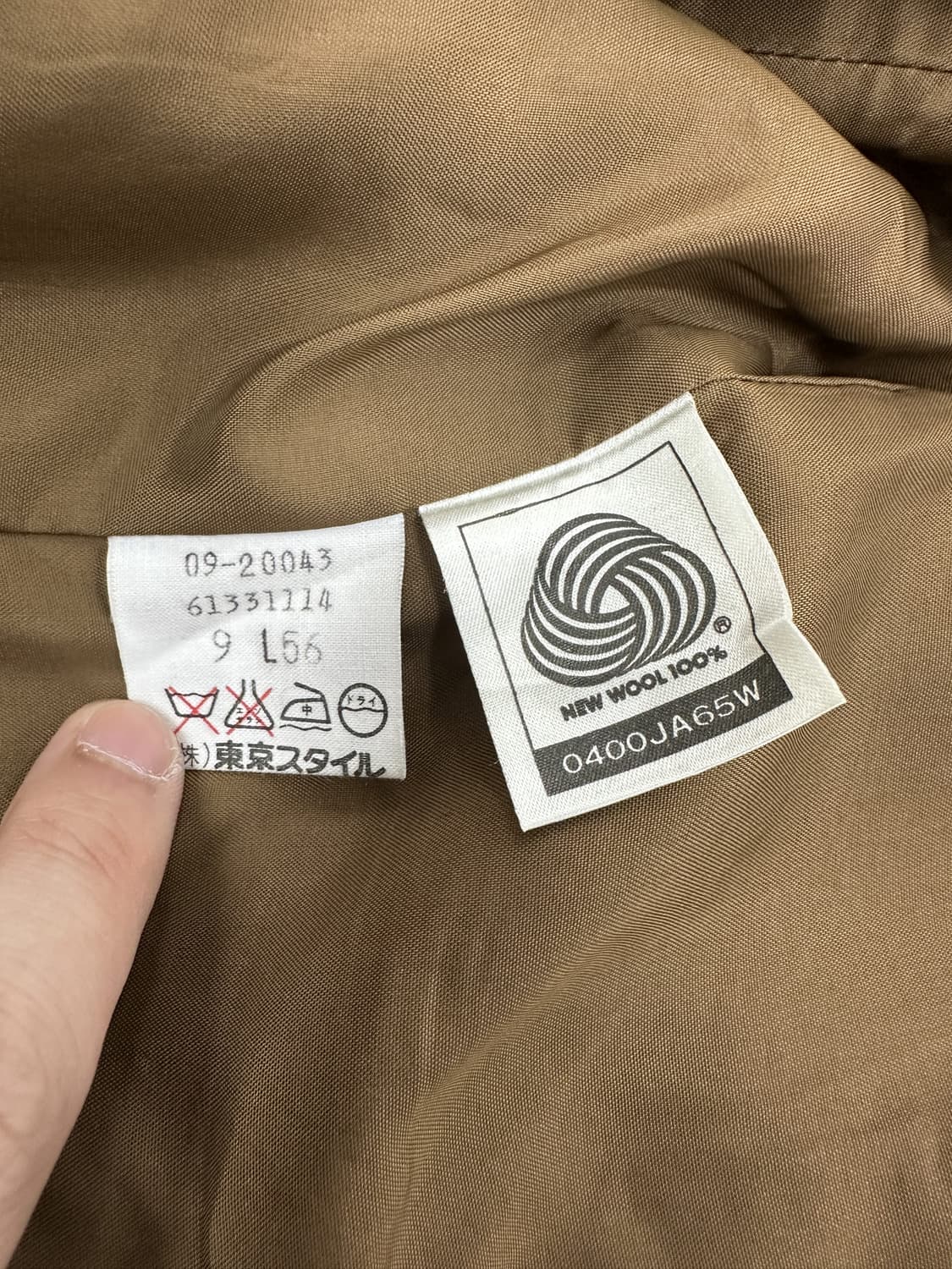 일본 빈티지 원버튼 블레이저 상품이미지4