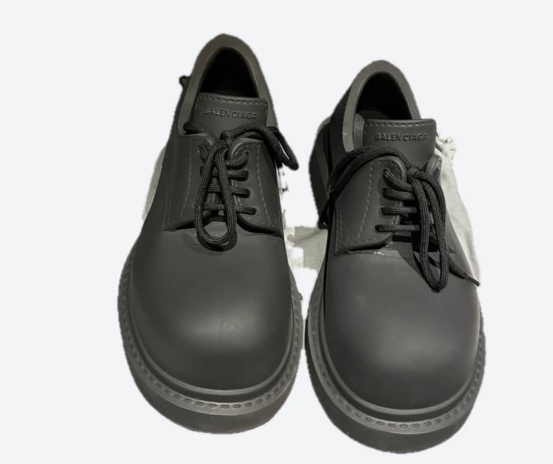 발렌시아가 스테로이드 더비 슈즈 블랙 40 상품이미지3