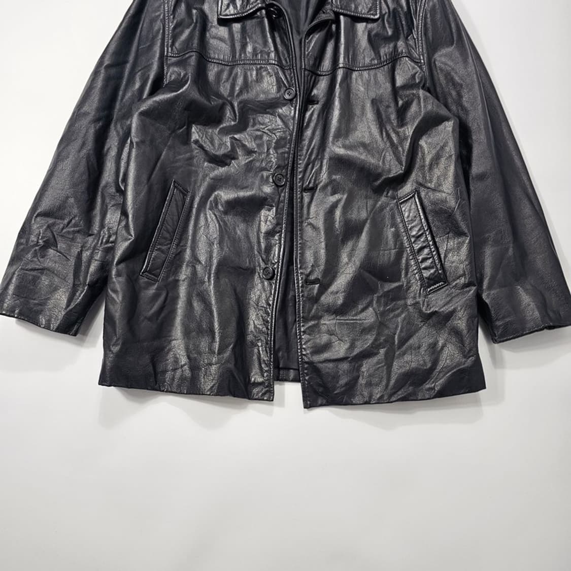 JACKER'S 빈티지 소가죽 자켓 XL 상품이미지4