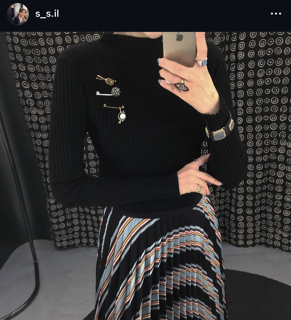 에스실 진주+테니스 브로치 목걸이 상품이미지10