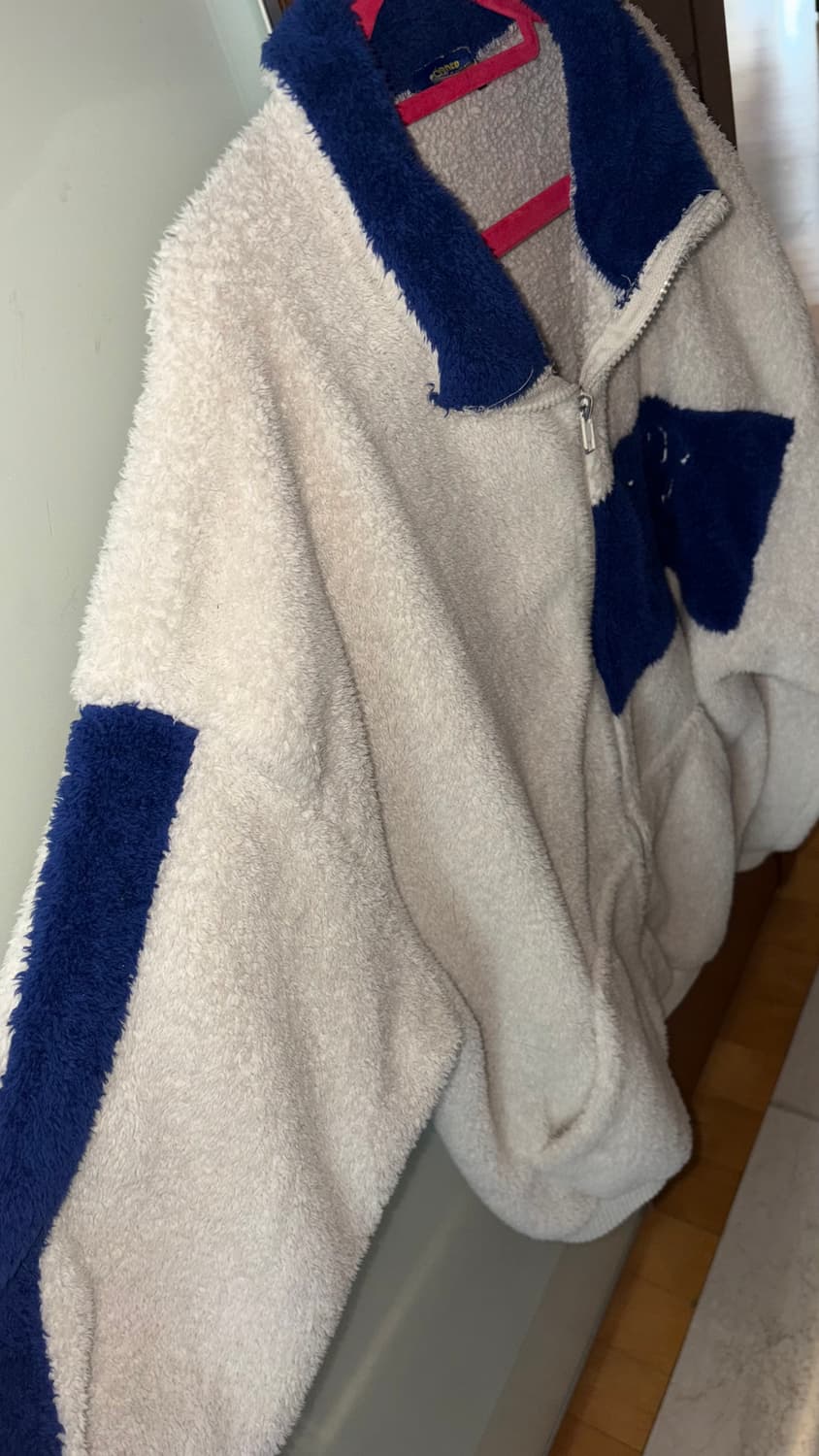 order archive 오더아카이브 오버핏 후리스 집업 자켓 오트밀 상품이미지3