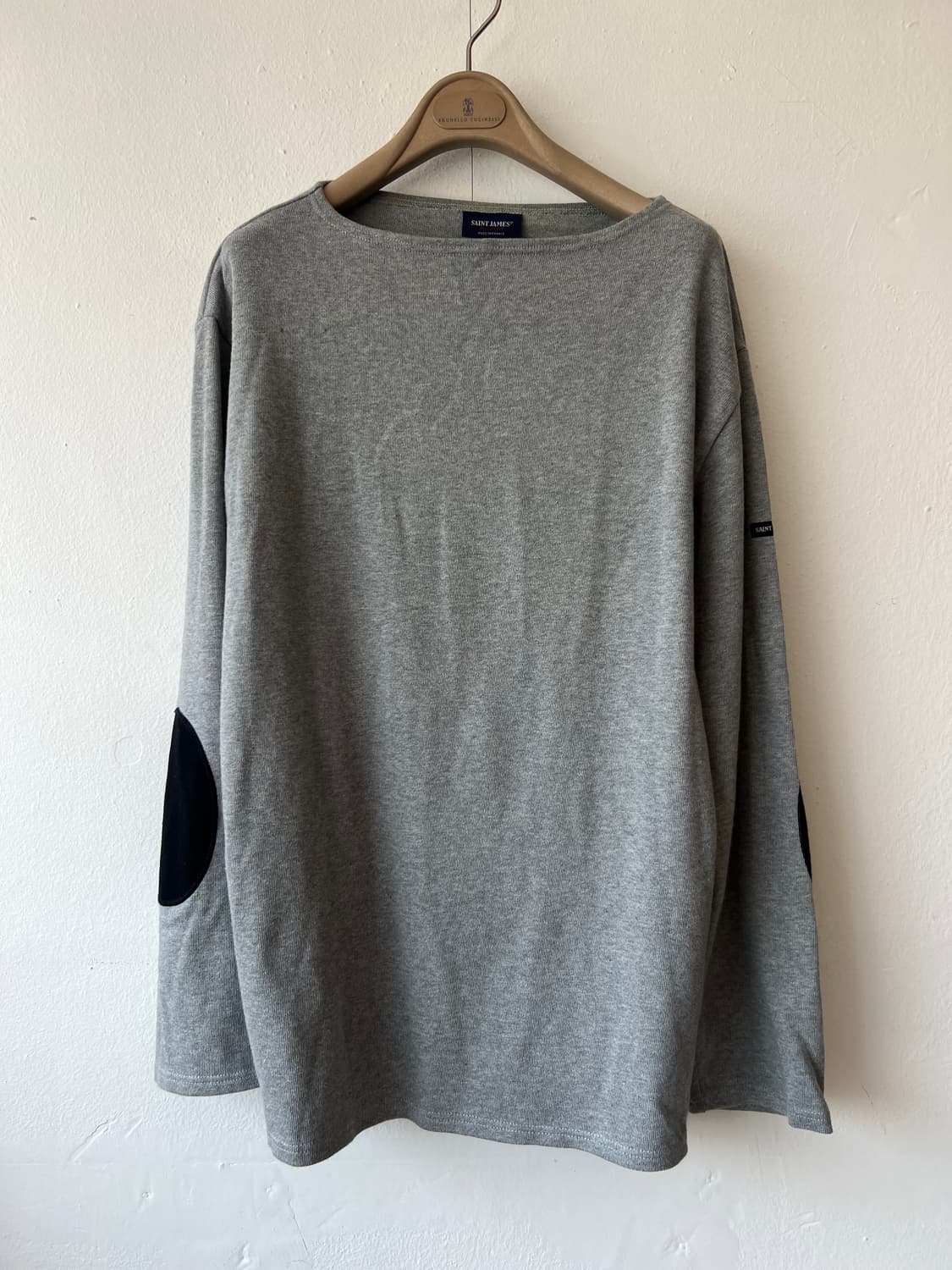 SAINT JAMES 세인트제임스 남성 그레이 보더티셔츠 코튼티셔츠 상품이미지2