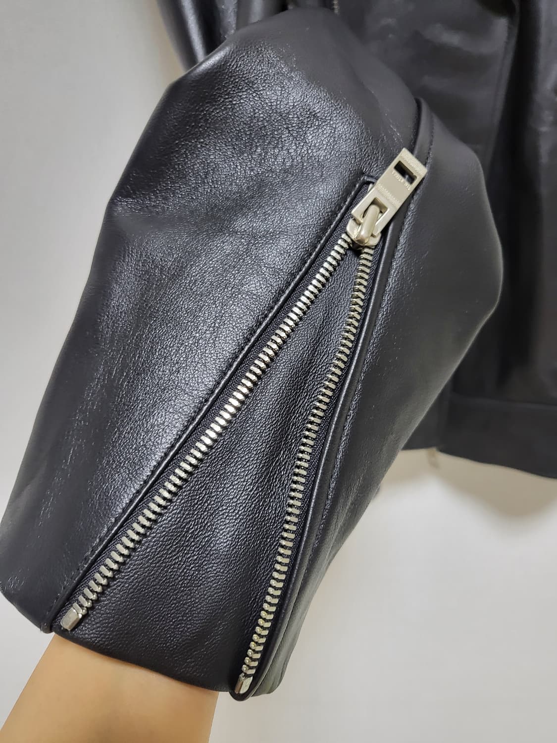 남녀공용 베지터블 램스킨 라이더 자켓 맞춤하고  새제품 free 상품이미지8